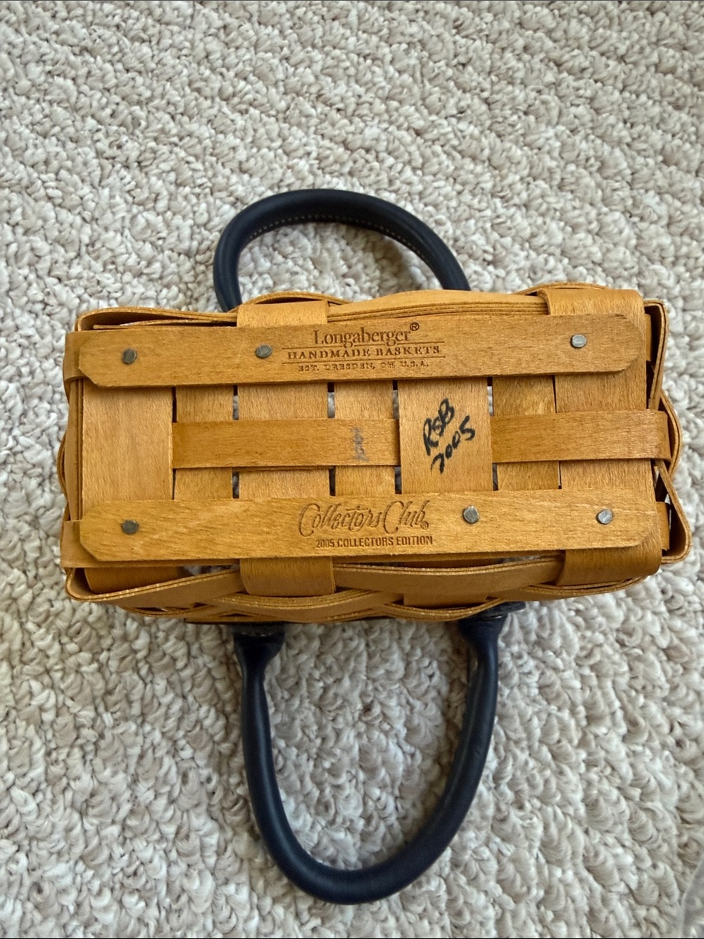 Longaberger 2005 Edition Renewal Basket (Mini Purse) Collectors Club - Picture 10 of 16